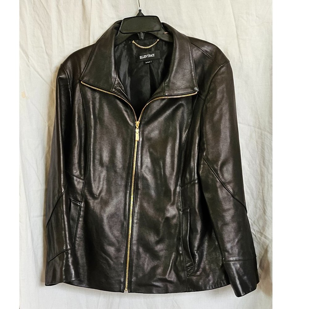 Ellen Tracy Leather Jacket - image 1